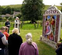 August: Blessing of the Well Dressing, Taddington