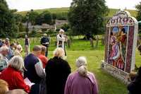 August: Blessing of the Well Dressing, Taddington