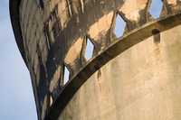 March: Close up view of the north tower