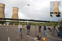 October: Look North swansong. Christa Ackroyd interviews Claire Brook and her fianc�. Claire sounded the horn to destroy the towers.